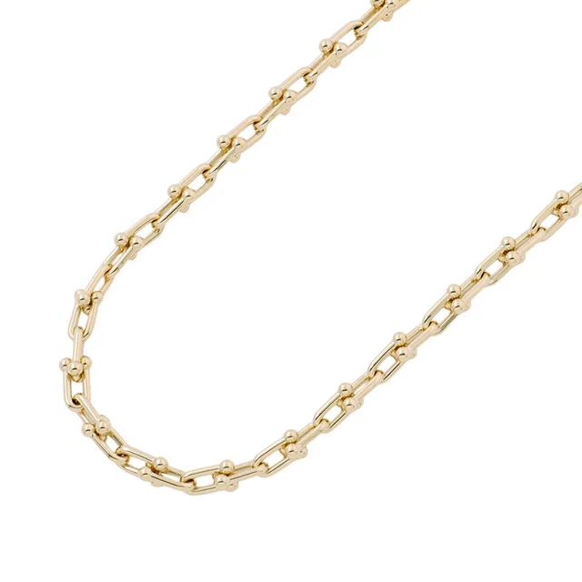 Tiffany & Co. HardWear Medium Link Necklace Size Medium70751119 18K Yellow Gold in Yellow from GALLERY RARE