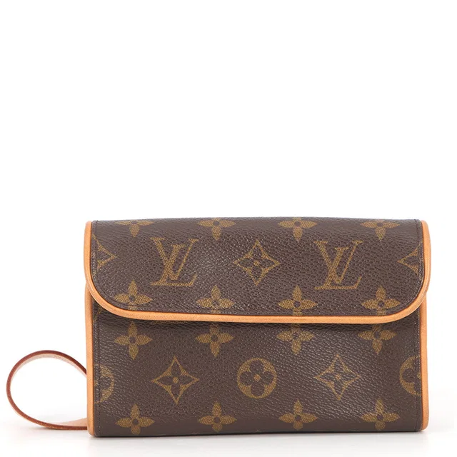 Louis Vuitton Pochette Florentine BrownM51855 Monogram in Leather from GALLERY RARE