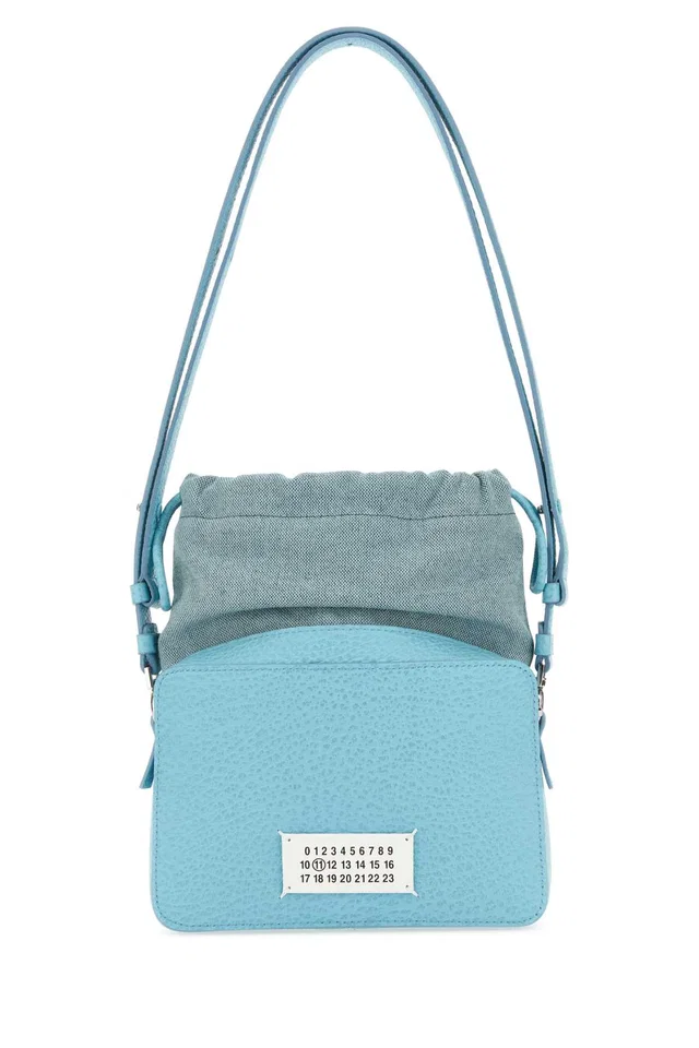 Maison Margiela Bucket Bag — Blue in Blue Leather from HEWI