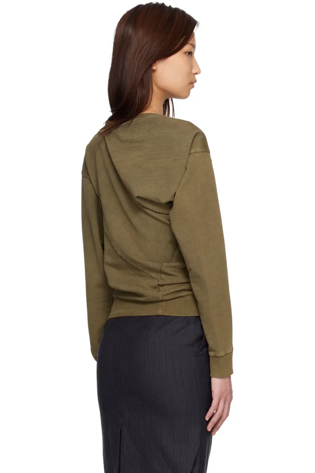 Vivienne Westwood Khaki LS Hebo Sweatshirt, photo 3 of 4 from SSENSE