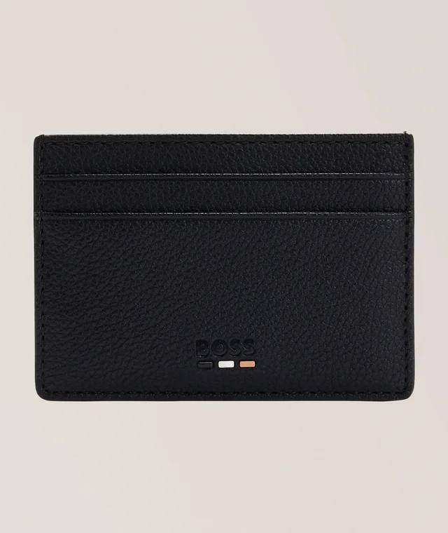 Ray Faux Leather Money Clip Cardholder in Black, image 1 of 1 from Harry Rosen