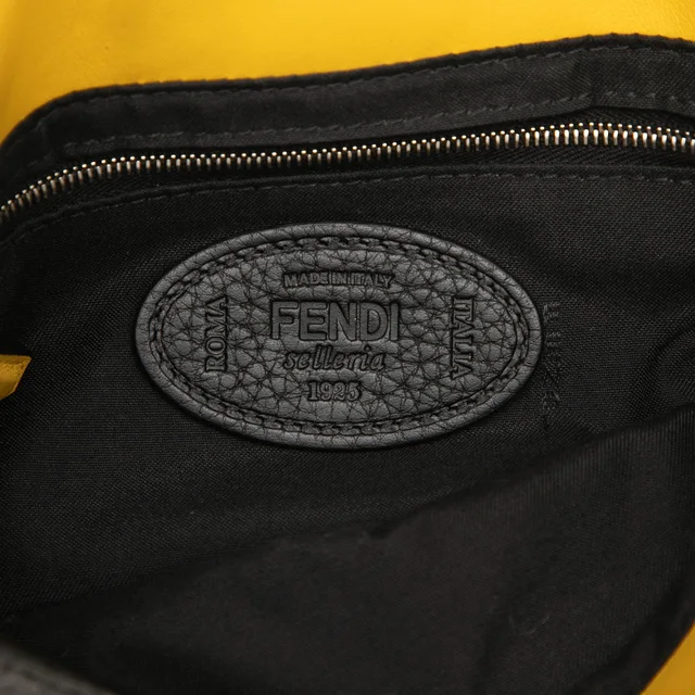 Gray Fendi Leather Selleria Convertible Baguette Satchel in Grey Leather from Designer Revival, photo 2 of 2
