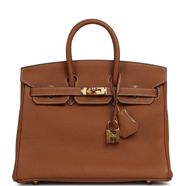 Hermès Birkin 25 Gold Togo Gold Hardware in Gold Togo leather from Madison Avenue Couture