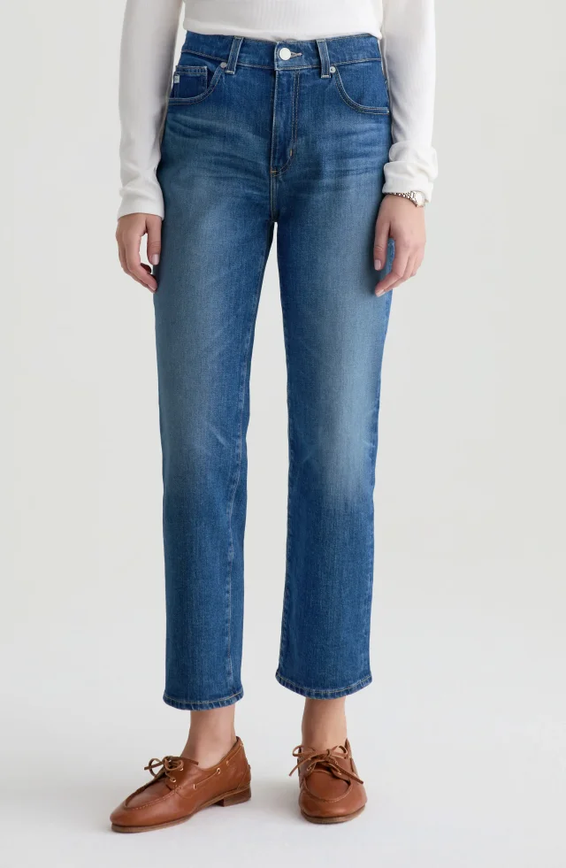 AG Brinley Mid Rise Crop Straight Leg Jeans from Nordstrom Rack, photo 1 of 1