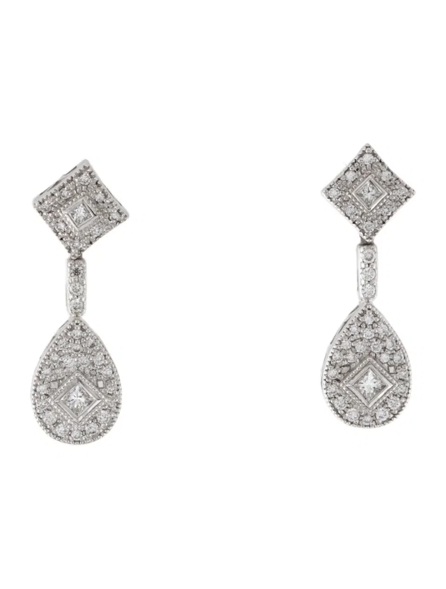 Charriol 18K Diamond Drop Earrings in multicolor from The RealReal