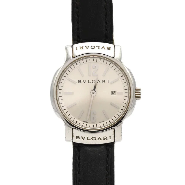 Bvlgari Solotempo SS Quartz Watch from The Reluxe