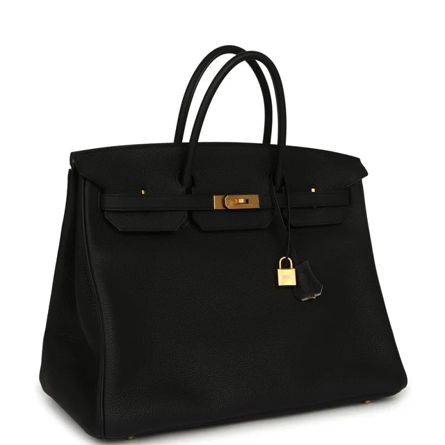 Hermès Special Order (HSS) Birkin 40 Black Verso Togo Brushed Gold Hardware in Black Togo leather from Madison Avenue Couture, photo 2 of 2