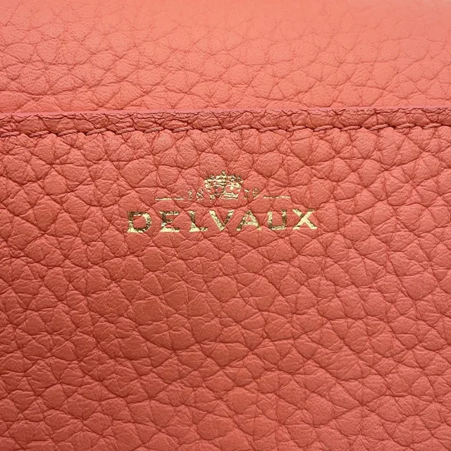 Delvaux Pantoy Handbag salmon pink Leather in Pink Leather from GALLERY RARE, photo 11 of 13