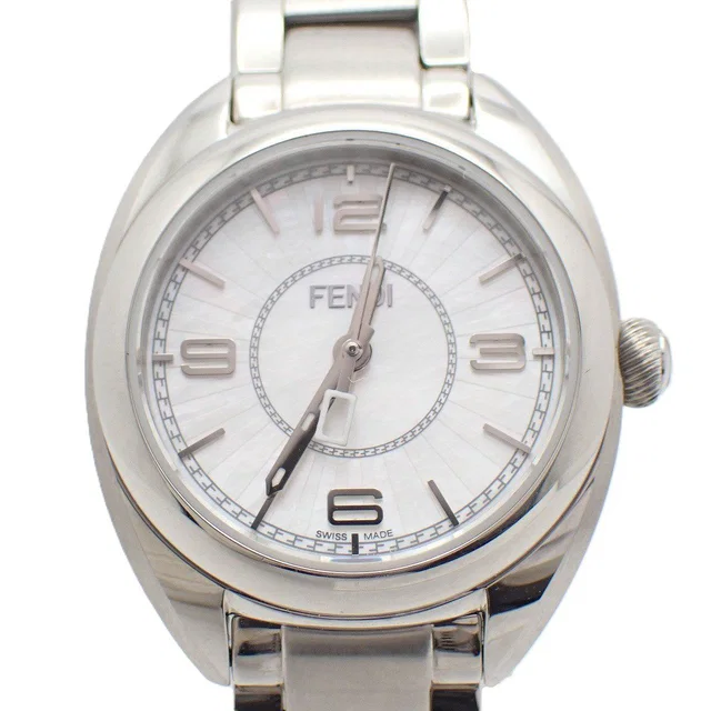 Fendi Momento Quartz Watch Shell Dial SS from The Reluxe