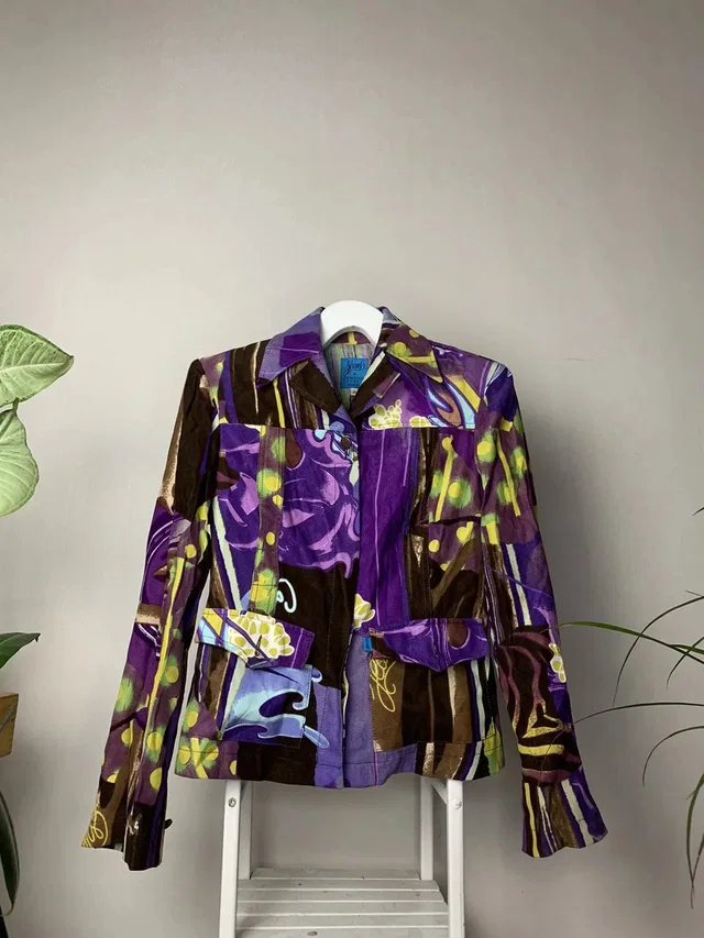 Christian Lacroix Jeans Vintage Blazer Jacket in multicolor from Grailed