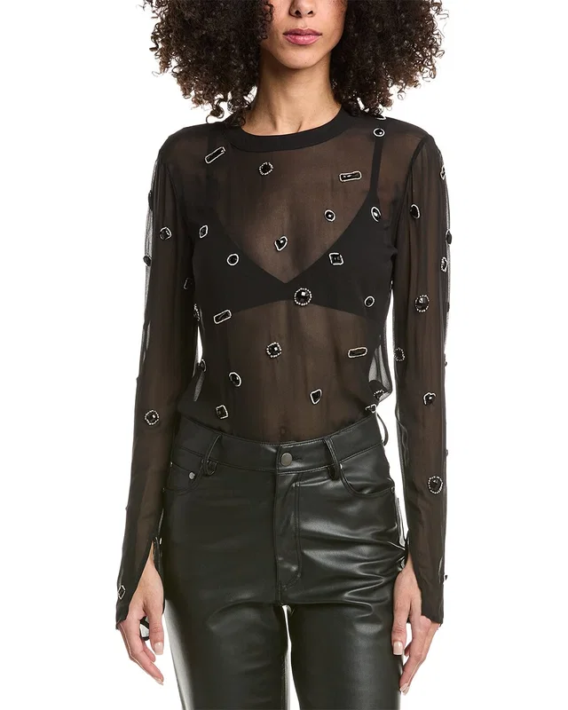 3.1 Phillip Lim Chiffon Top, image 1 of 1 from Gilt