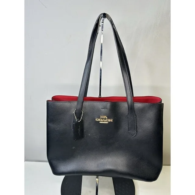 Coach Avenue F48733 2way Bag Handbag Shoulder Bag Women S Used Tomorrow in black from Poshmark