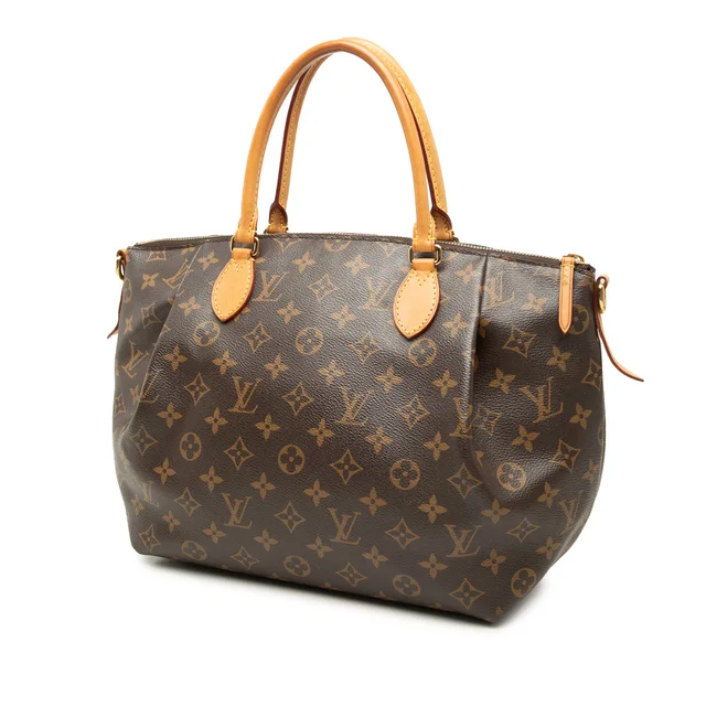 Brown Louis Vuitton Monogram Turenne MM Satchel in Brown Coated canvas from Designer Revival, photo 2 of 2