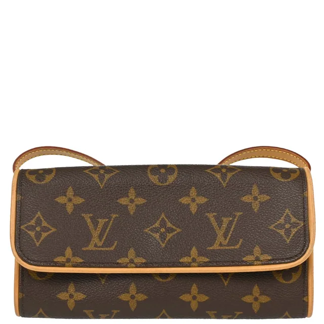 Louis Vuitton Monogram Pochette Twin PM Shoulder Bag M51854 in Coated canvas from AMORE Vintage Tokyo