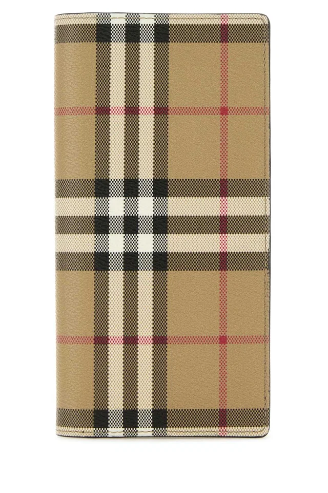 Burberry Printed Canvas Wallet — Beige in Beige Canvas from HEWI
