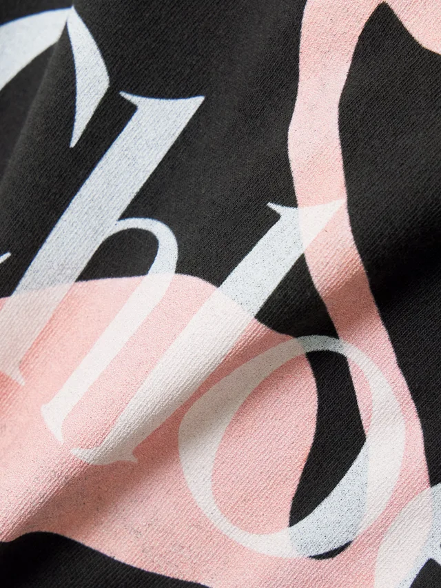 CHLOÉ Printed organic cotton-jersey T-shirt in black 100% Cotton, photo 4 of 4 from NET-A-PORTER (Canada)