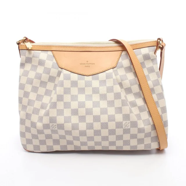 Louis Vuitton Shoulder Bag Siracusa MM Canvas Leather in Canvas from The Reluxe
