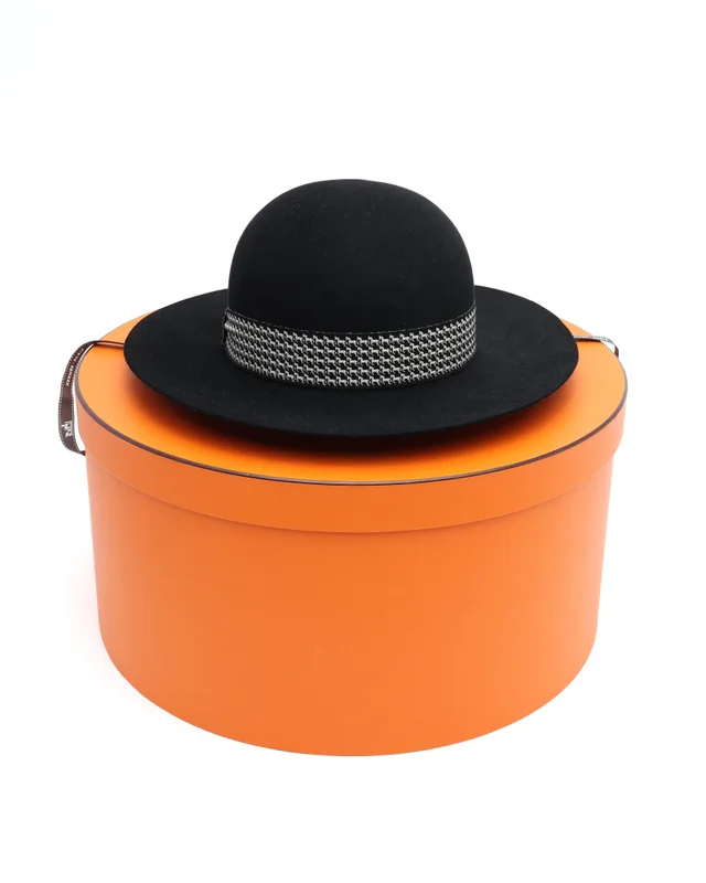 Hermès Betty Felt Fedora Hat, size 58 from A Retro Tale, photo 6 of 6