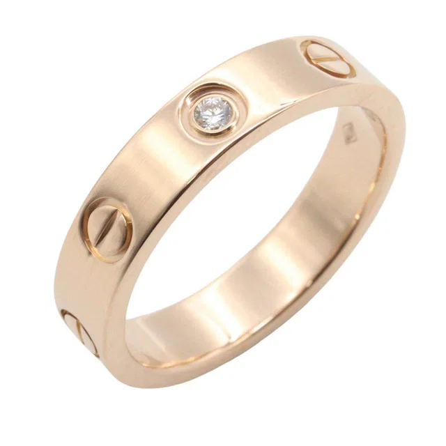 Cartier Mini Love Ring Au750 Ring Size 9 from LuxUness