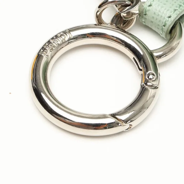 Fendi Pom- Fur Charm in Leather from A Retro Tale, photo 4 of 5