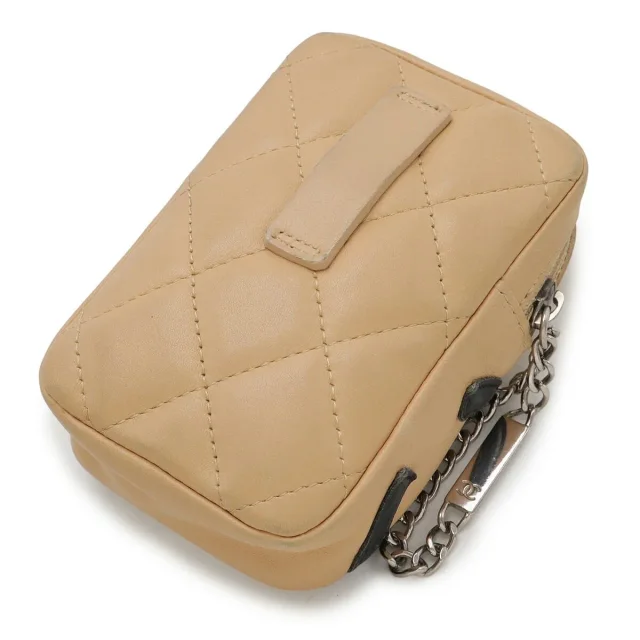 Chanel Cambon Line Leather Cigarette Case Pouch in Beige Others from LuxUness, photo 4 of 9