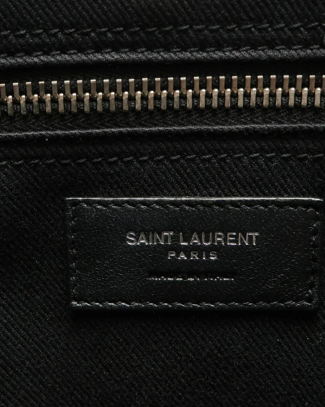 Saint Laurent Rive Gauche Tote Bag in Denim from A Retro Tale, photo 7 of 8