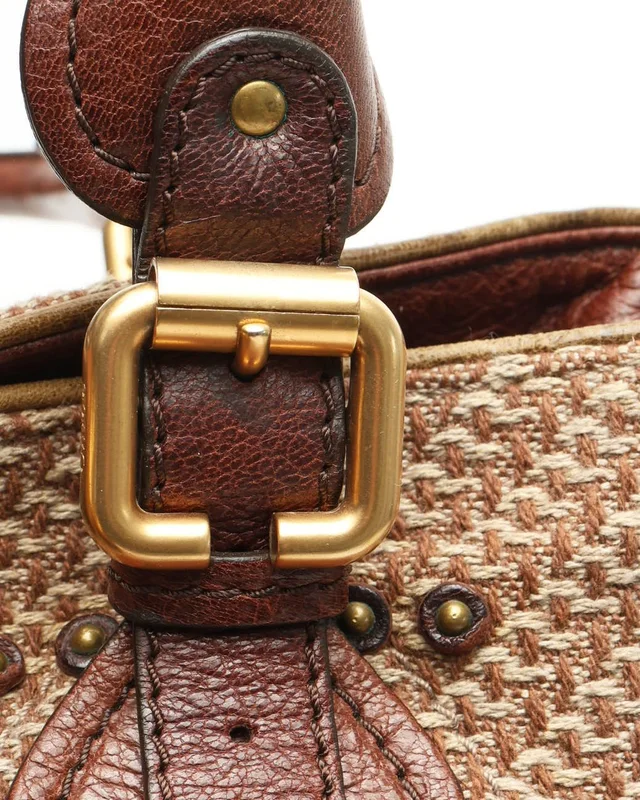 Chloé Paddington Tote Bag in Woven leather from A Retro Tale, photo 7 of 14