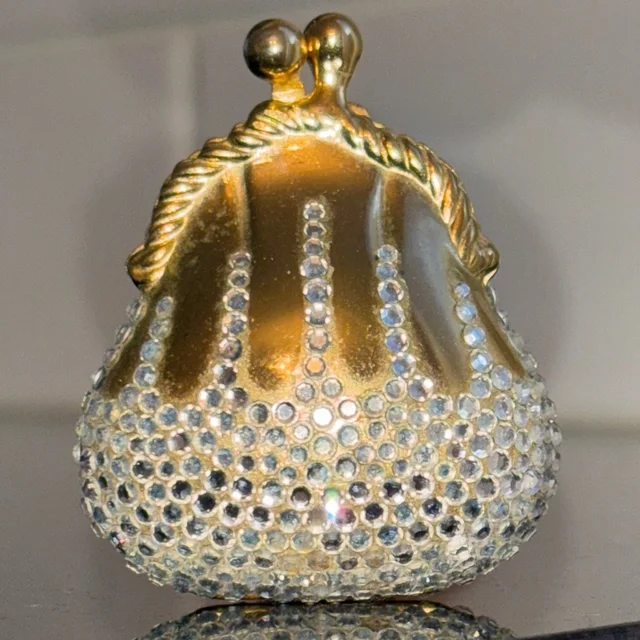 Judith Leiber With Swarovski Crystals Pill Case in gold from Poshmark