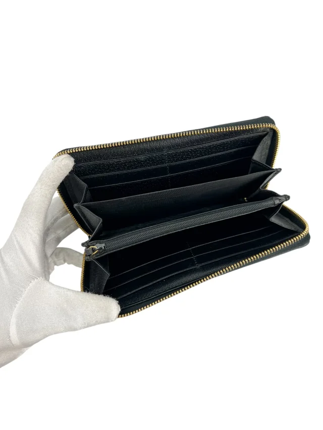 Gucci Zip Wallet in Black Leather from Season 2 Consign, photo 3 of 3