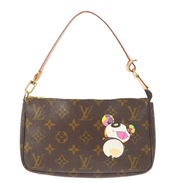 Louis Vuitton 2004 Monogram Panda Pochette Accessoires M51981 in Coated canvas from AMORE Vintage Tokyo