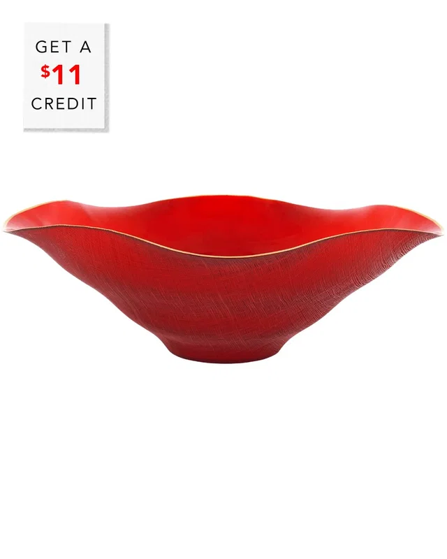VIETRI Holiday Glass Centerpiece with $11 Credit, image 1 of 1 from Rue La La