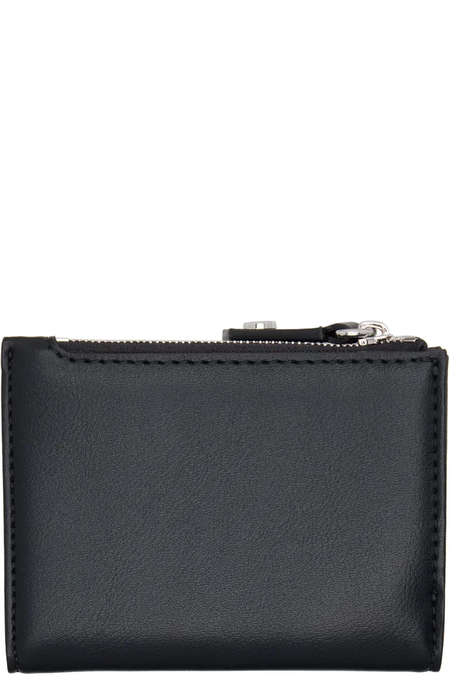 Vivienne Westwood Black Slim Flap Card Holder, photo 2 of 3 from SSENSE
