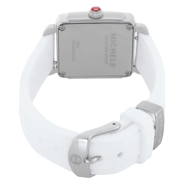Michele Deco Sport Mid Quartz White Dial Ladies Watch MWW06H000007, photo 3 of 3 from Jomashop