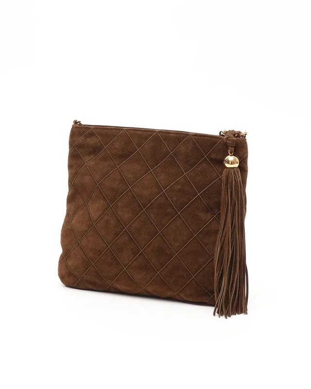 Chanel CC Fringe Chain Bag in Suede from A Retro Tale, photo 2 of 10