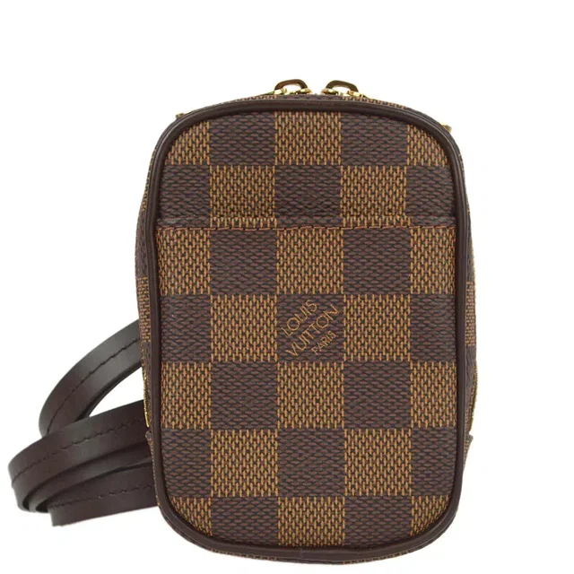 Louis Vuitton 2007 Damier Etui Okapi PM Camera Case N61738 in Canvas from AMORE Vintage Tokyo