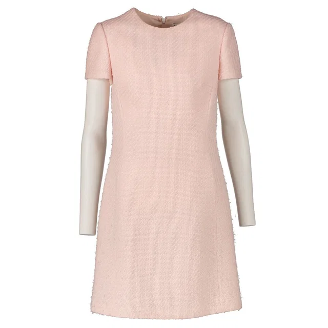 Dior Pink Tweed Dress - Size FR38 in Pink Tweed from Labellov