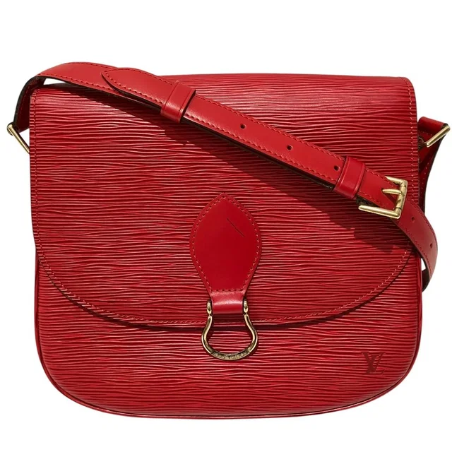 Louis Vuitton Saint Cloud Epi Shoulder Bag Leather in Leather from The Reluxe