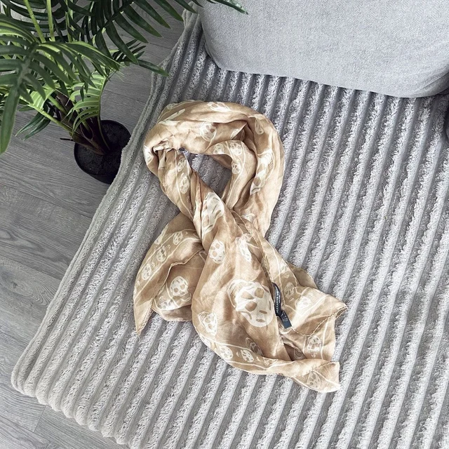 Alexander McQueen Mcq Skull Silk Scarf in multicolor Silk from Grailed