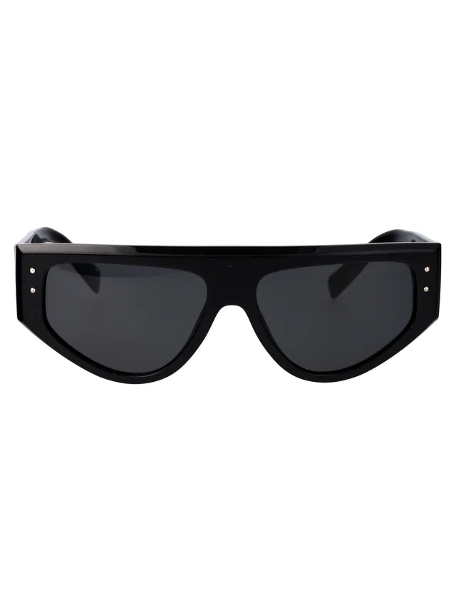 Dolce & Gabbana 0dg4461 Polished Acetate Sunglasses — Black in Black from HEWI