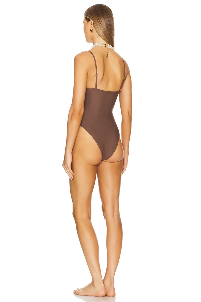 lovewave The Viper One Piece in Dark Brown, photo 3 of 3 from REVOLVE (Canada)