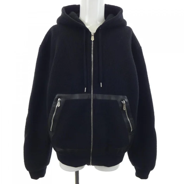Hermès Hoodie Black in Black Cashmere from The Reluxe