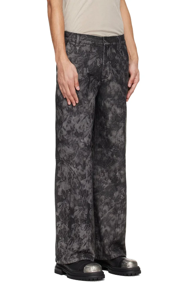 HELIOT EMIL Gray Basalt Jeans, photo 2 of 2 from SSENSE