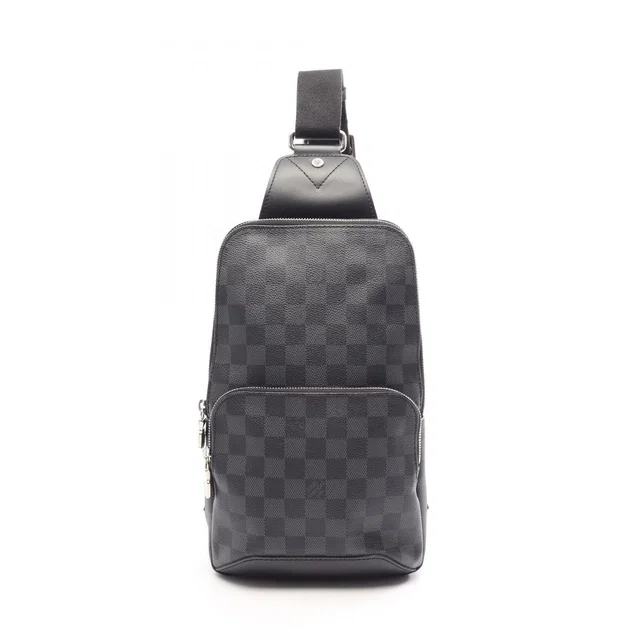 Louis Vuitton Waist Bag Avenue Damier Graphite Canvas Leather in Grey Canvas from The Reluxe