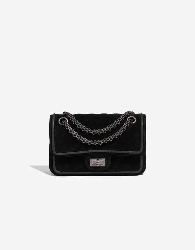 Chanel 2.55 Reissue Suede Black in Black Suede from SACLÀB