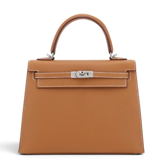 Hermès Kelly 25 Sellier Gold (37) in Gold Epsom leather from Ginza Xiaoma