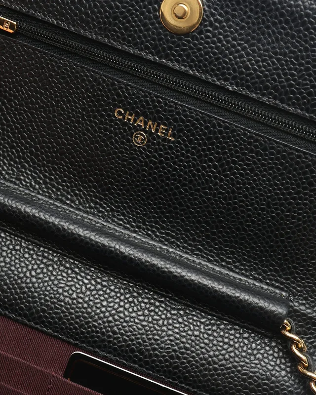Chanel Caviar Wallet On Chain Bag in Caviar leather from A Retro Tale, photo 9 of 12