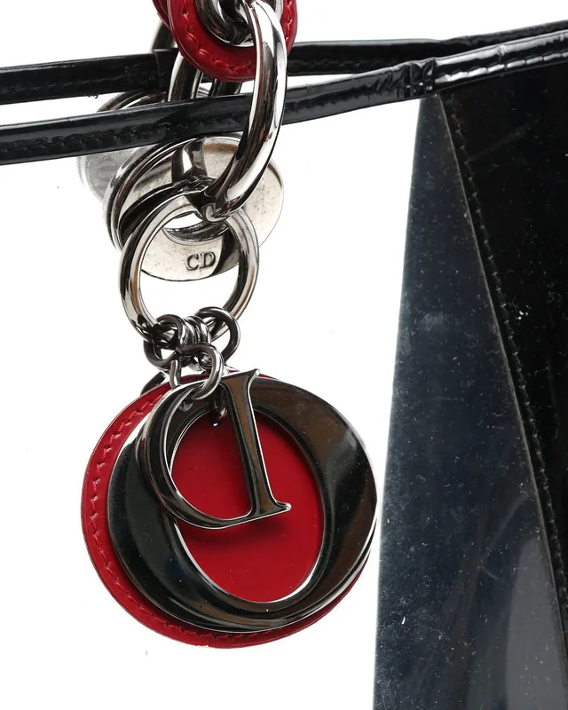 Lady Dior Vinyl Tote Bag in Patent leather from A Retro Tale, photo 7 of 9