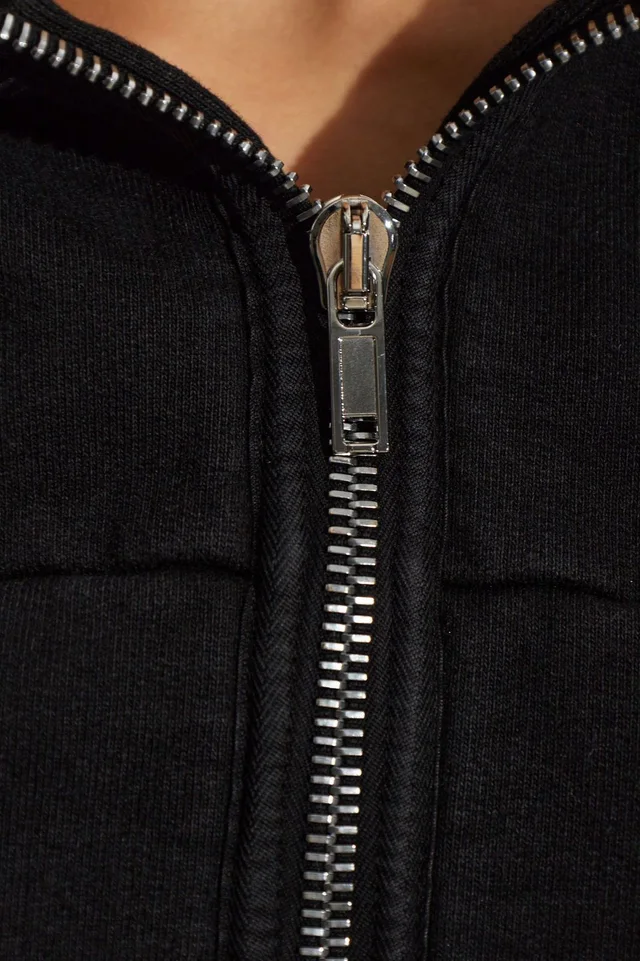 Rick Owens Drkshdw Cropped Zip-Up Hoodie, photo 5 of 5 from SENSER