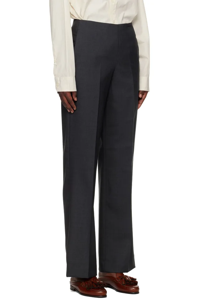 mfpen Gray Taper Trousers, photo 2 of 4 from SSENSE