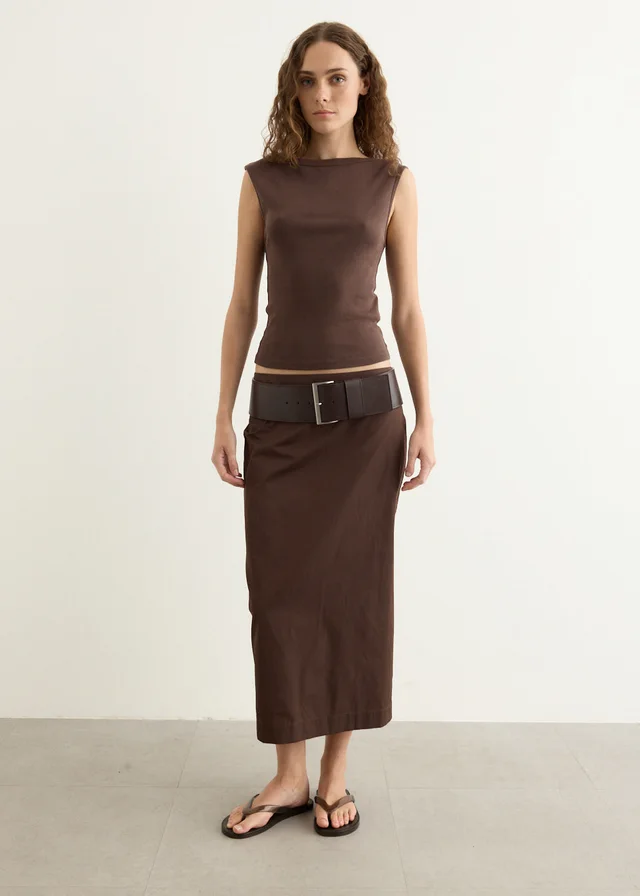 St Agni Paper Taffeta Column Skirt from Incu, photo 1 of 1